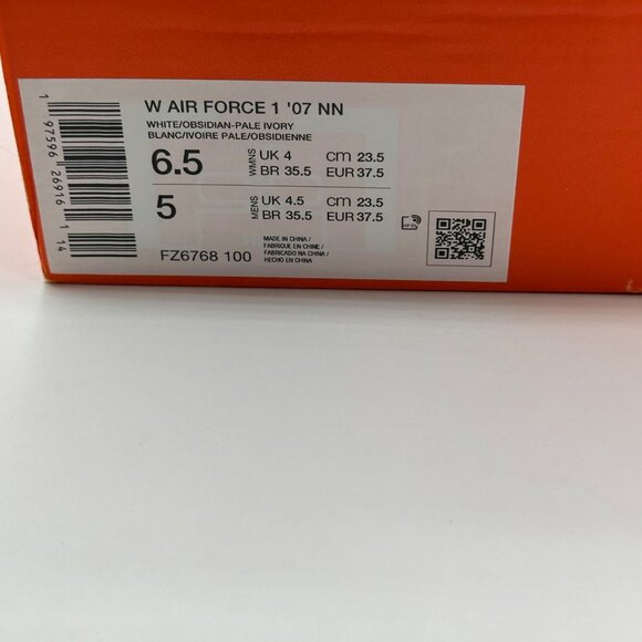 Womens Nike Air Force 1 07 NN White-Obsidian Blue-Pale Ivory FZ6768-100 Sz 6.5 - Picture 12 of 12